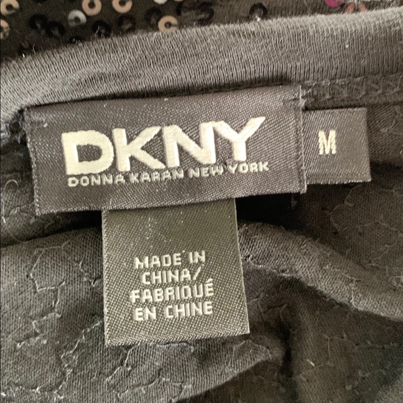 DKNY sequin Embellished crew tee shirt - Picture 8 of 8